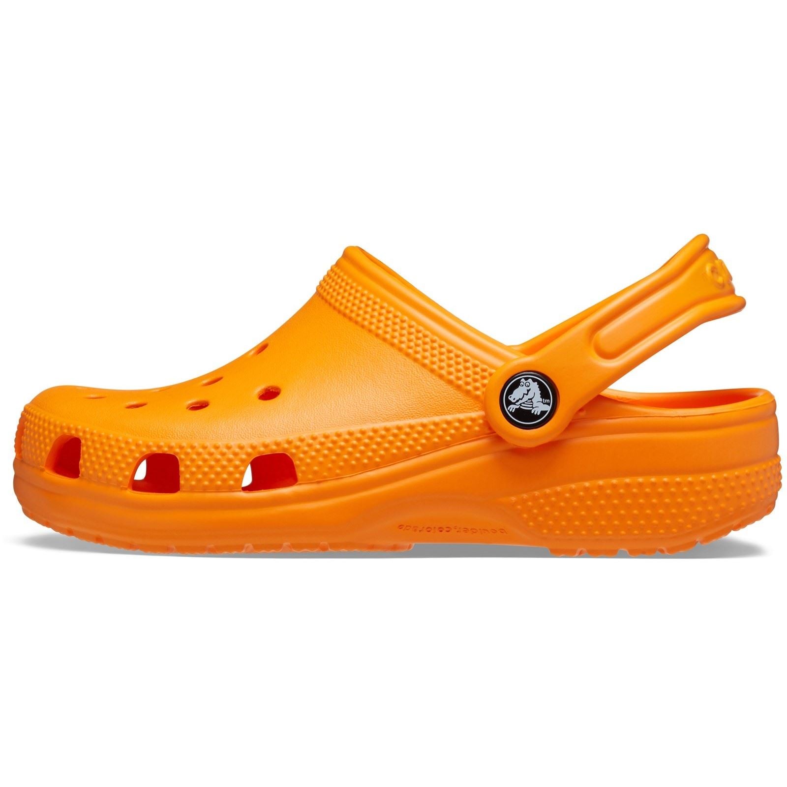 Crocs Toddler Classic Synthetic Orange Zing Clogs