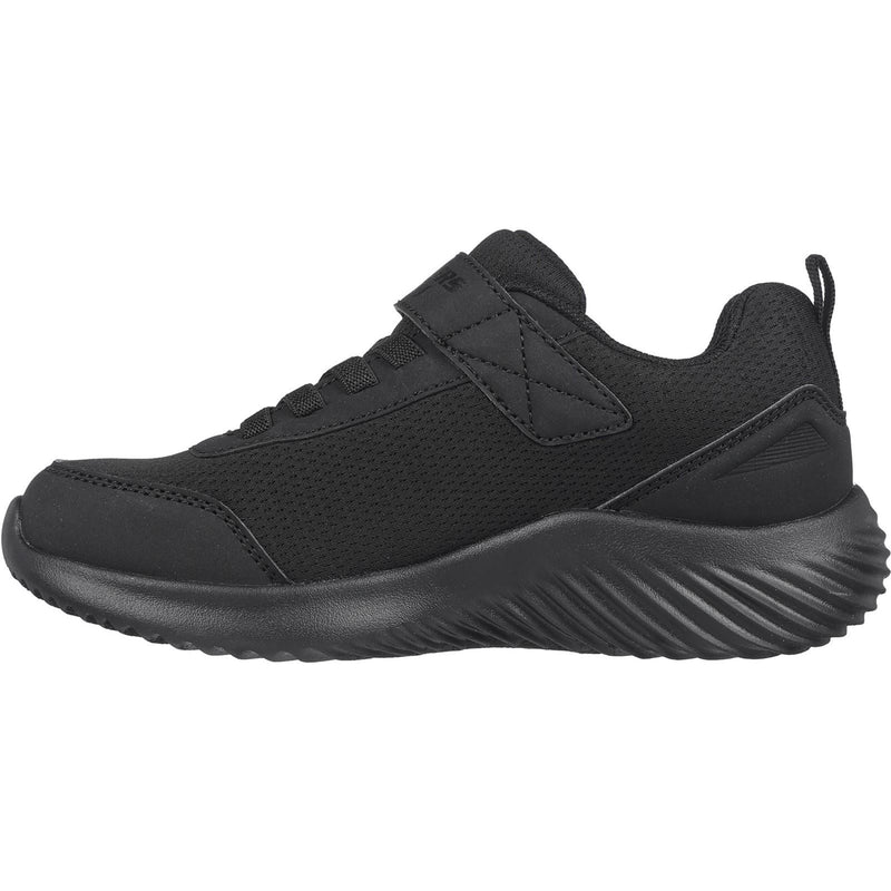 Skechers Bounder - Dripper Drop Synthetic Junior/Youth Boy's Black Trainers