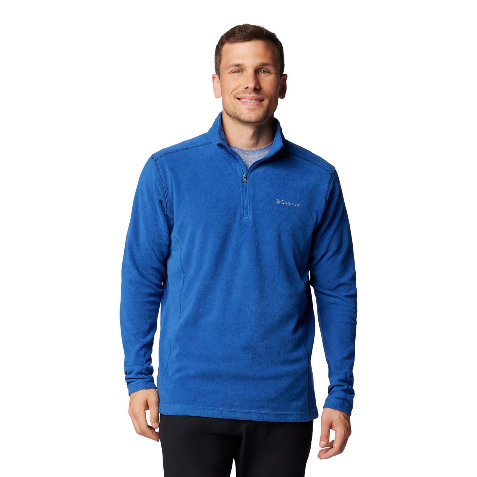 Columbia Klamath Range II Half Zip Men's Blue Fleece Jacket