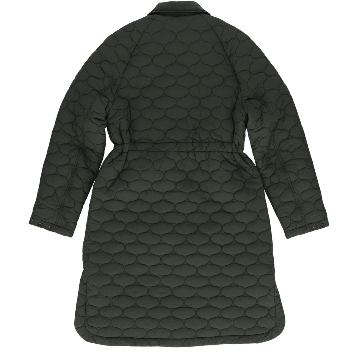 Hunter Somerset Quilted Overcoat Women's Green Quilted Overcoats