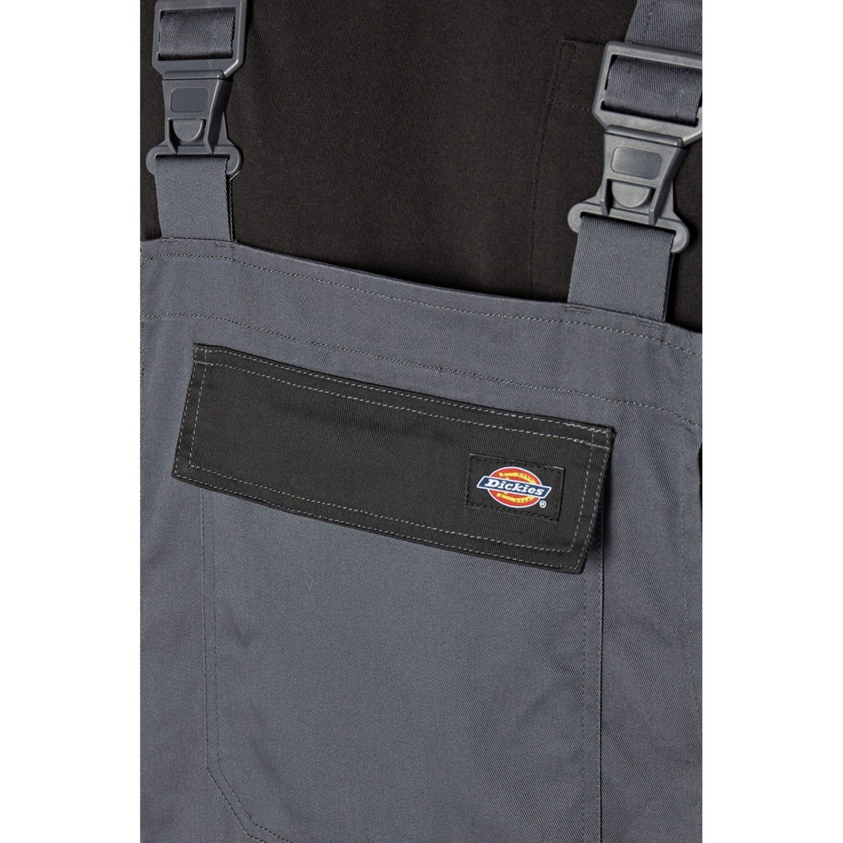 Dickies Everyday Bib and Brace Polyester Men's Grey Work Overall