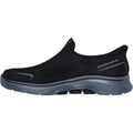 Skechers GO WALK 7 Easy On Evolution Textile Men's Black/Charcoal Trainers