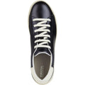 Geox D Jaysen B Leather Women's Dark Jeans/Optic White Trainers