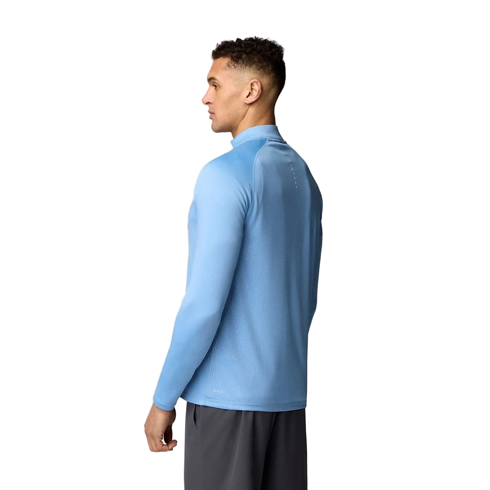 Castore Adapt 1/4 Polyester Men's Blue Zip Top