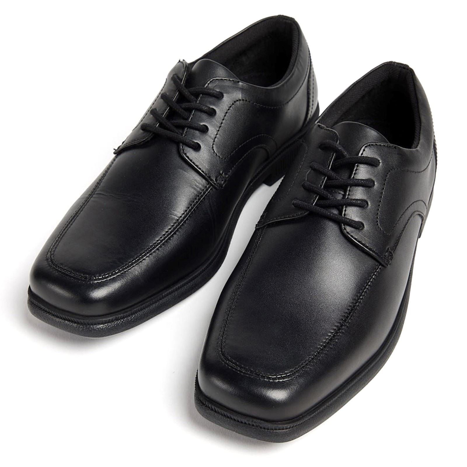 Pod Hornet Leather Youth Boy's Black Shoes