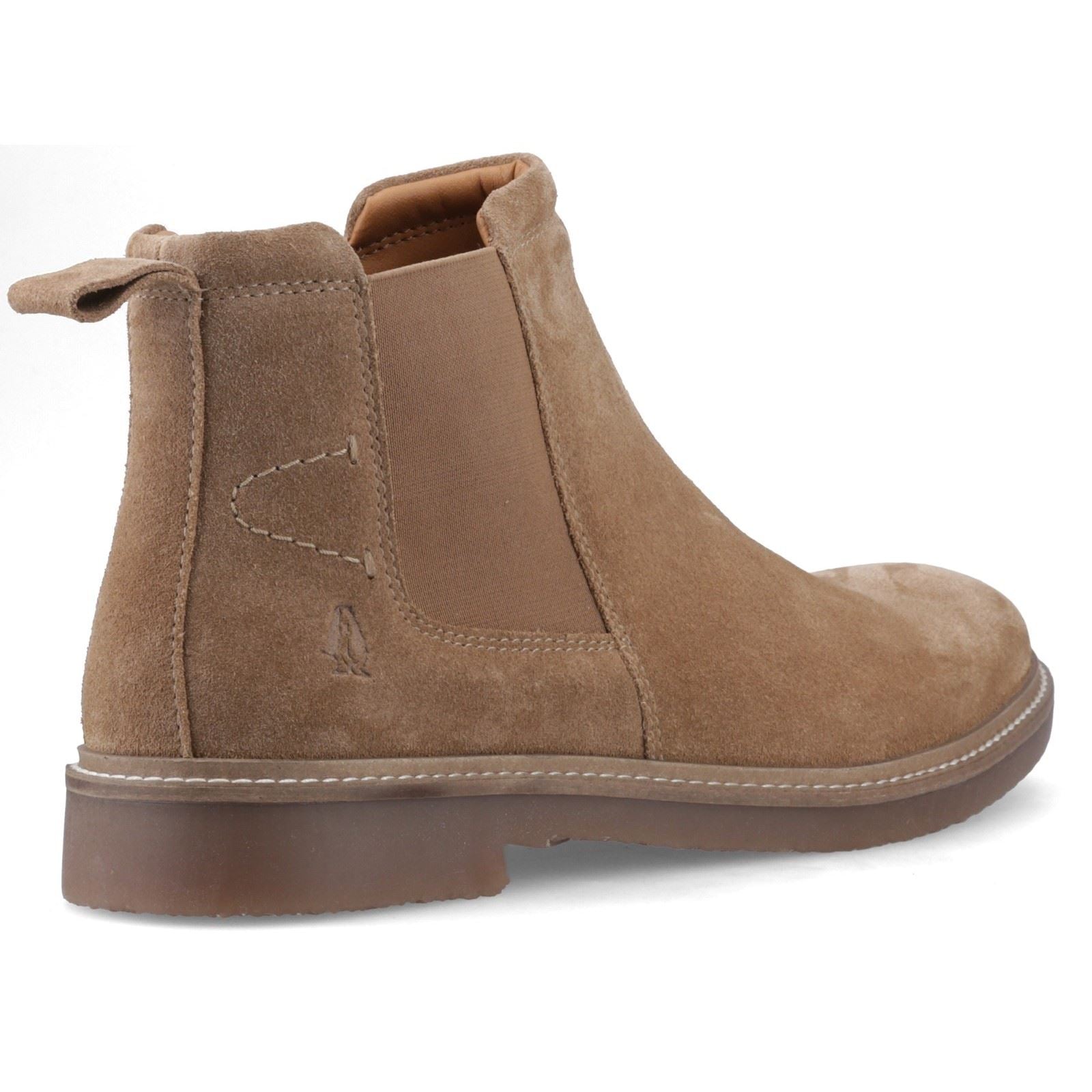 Hush Puppies Gareth Chelsea Leather Men's Taupe Boots