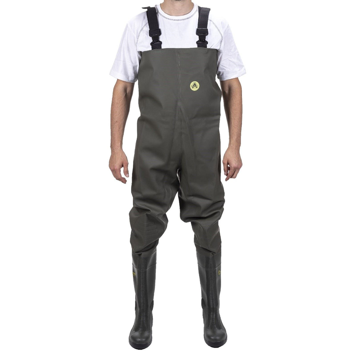 Amblers Safety Tyne PVC Green Safety Waders