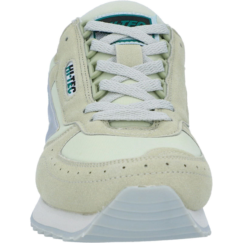 Hi-Tec Silver Shadow OG PU Suede Men's Silver/Grey/Green Trainers