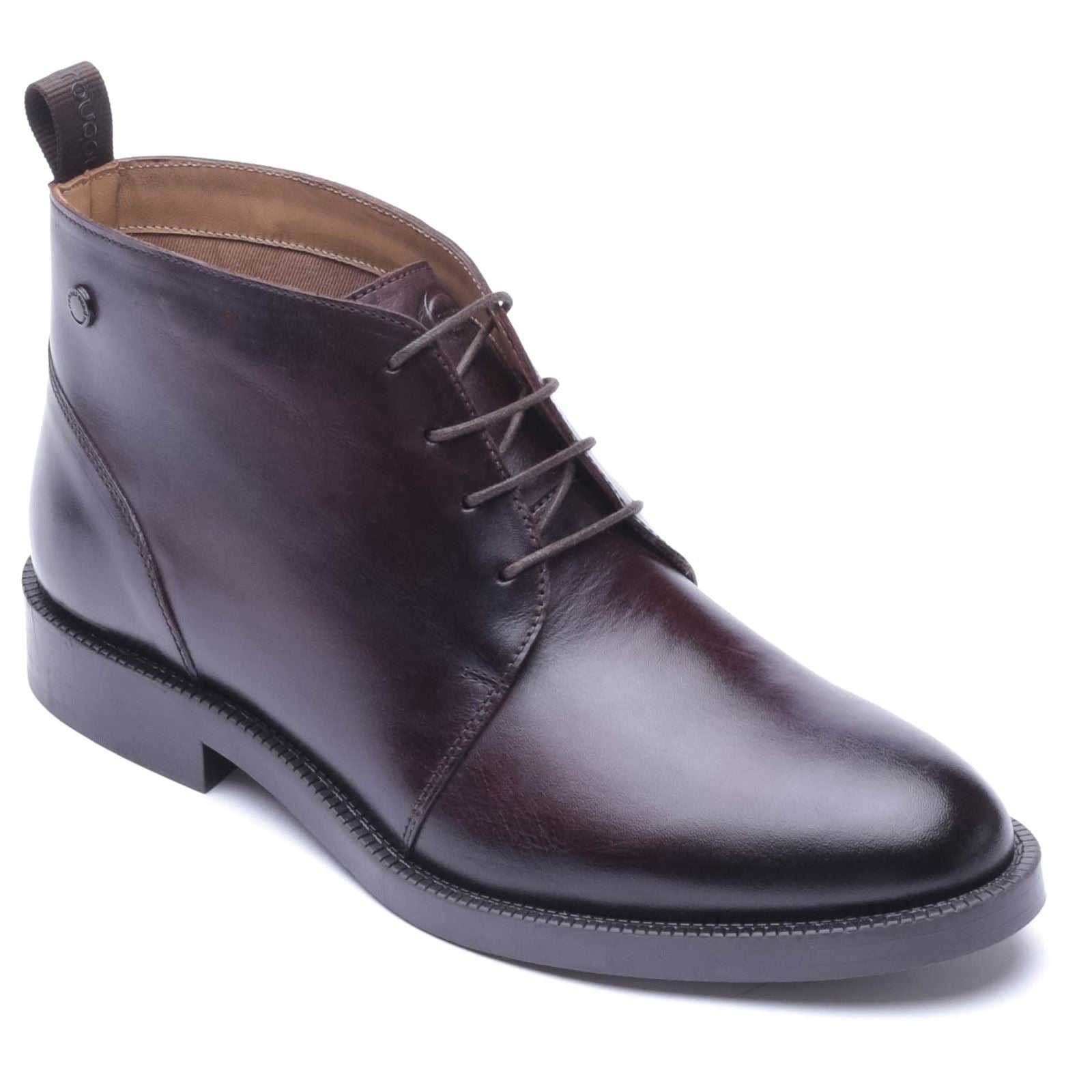 Base London Marco Leather Men's WASHED BROWN Ankle Boots