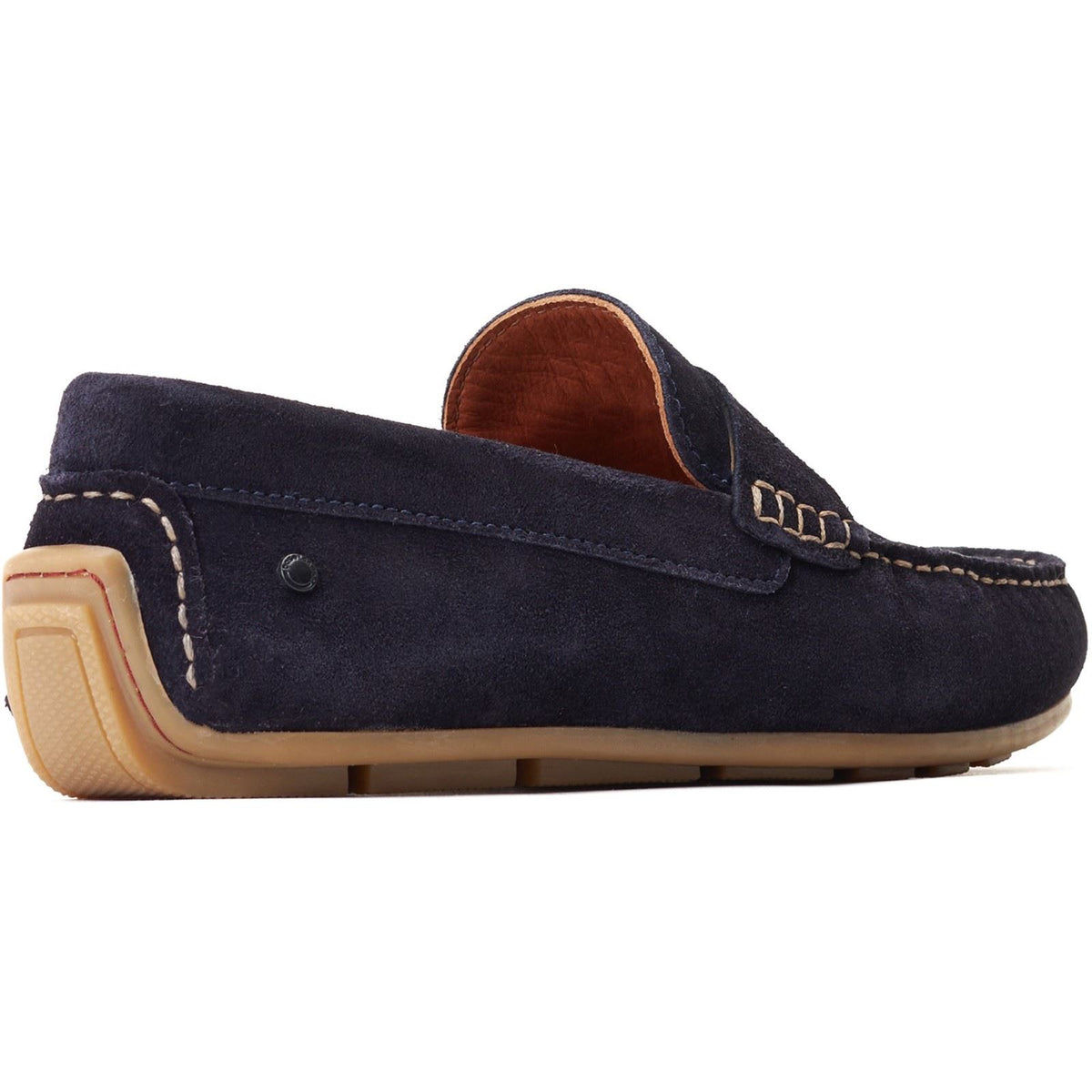 Base London Collins Leather Men's Navy Loafers