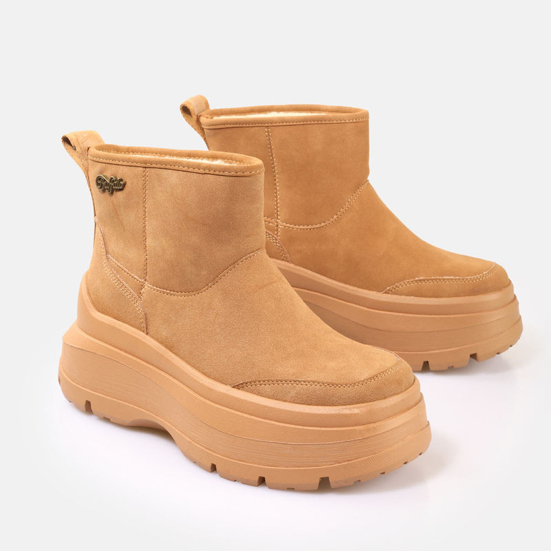 Buffalo Olympia Pull On LO Warm Women's Cognac Boots