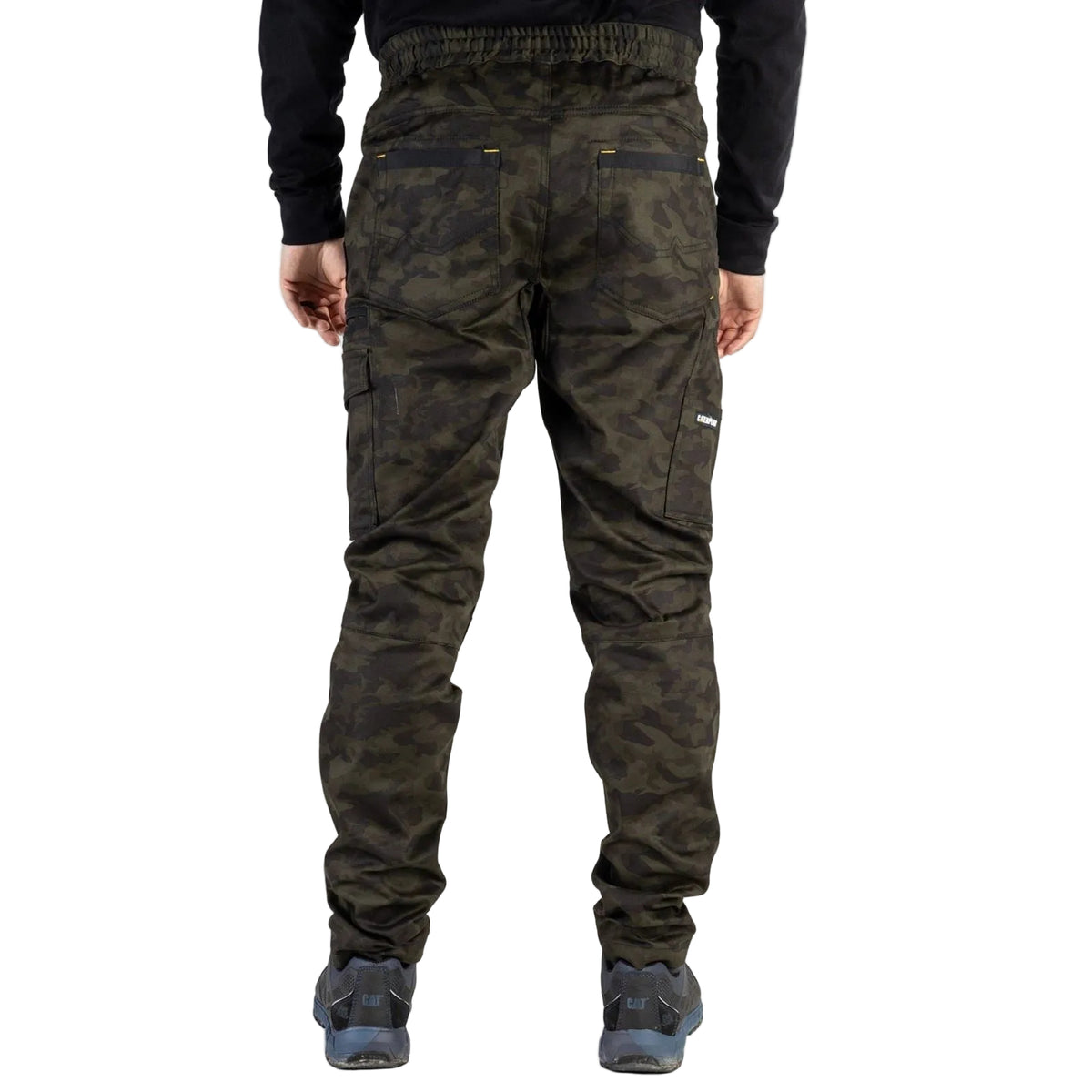 Caterpillar Dynamics Cotton Men's Green Outdoor Trousers