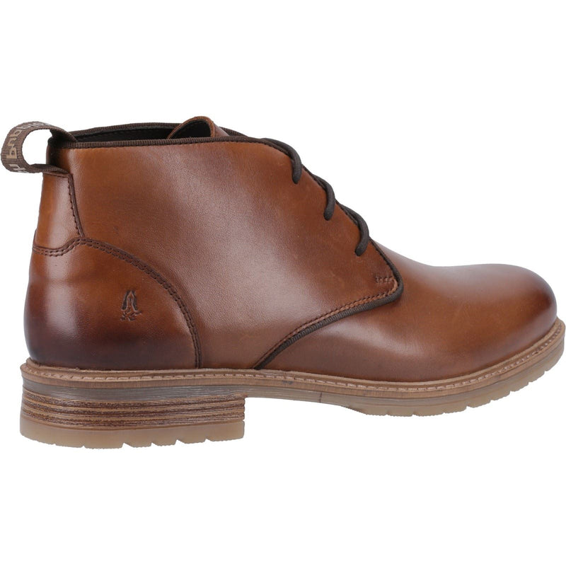 Hush Puppies Ricky Leather Men's Tan Ankle Boots