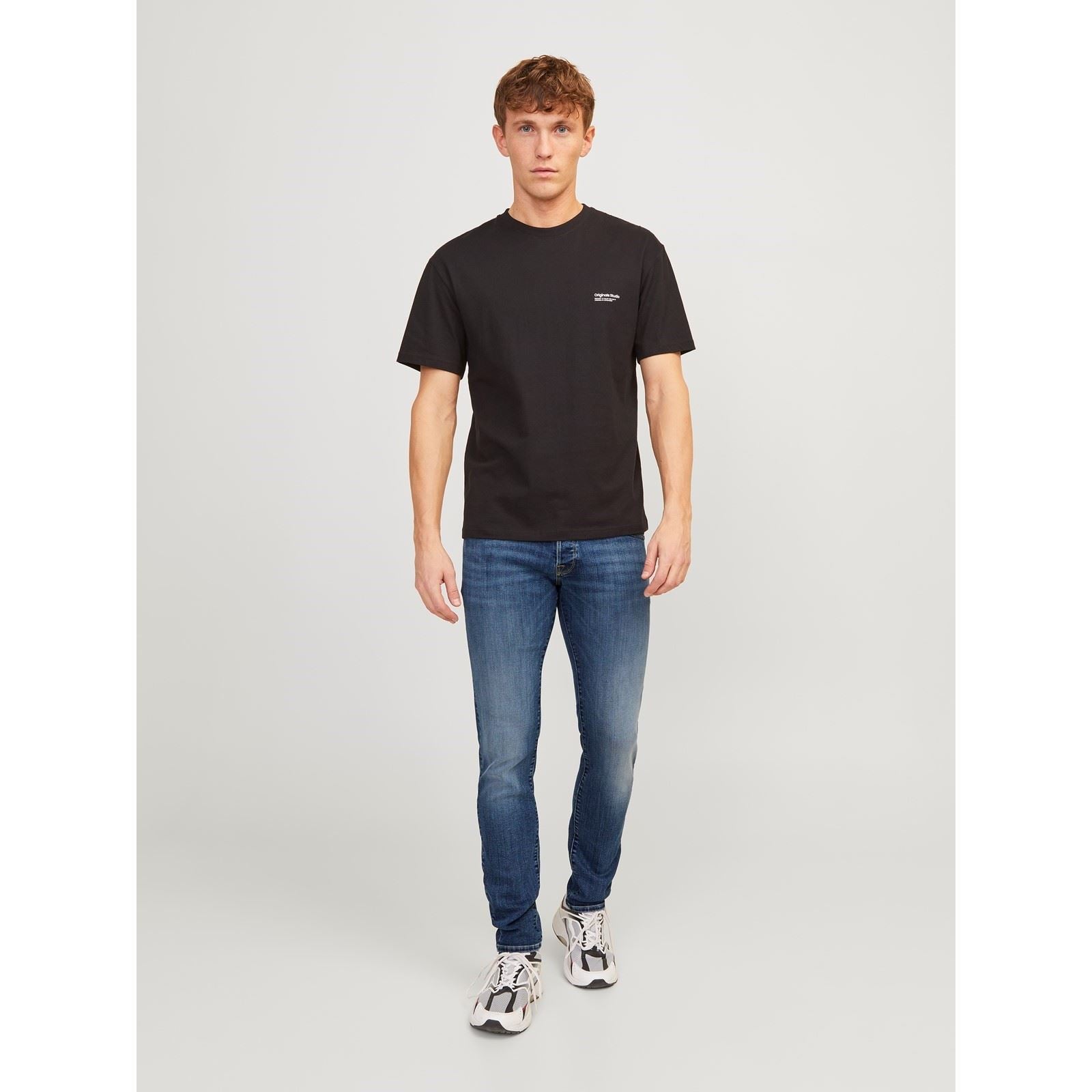 Jack & Jones Glenn Fox Cotton Men's Blue Slim Jeans
