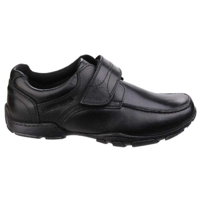 Hush Puppies Freddy 2 Senior Leather Boys's Black Shoes