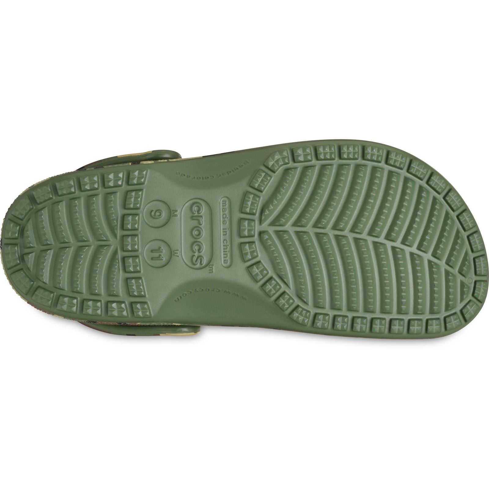 Crocs Classic Camouflage EVA Men's Army Green Clogs