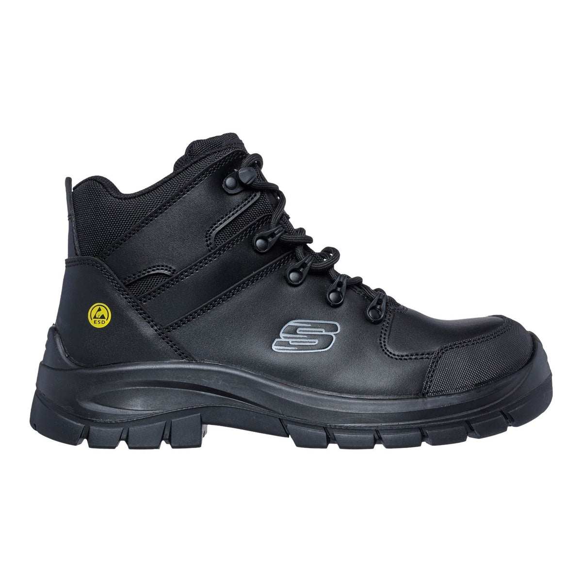 Skechers Workwear Trophus Kilram Leather Men's Black Safety Boots