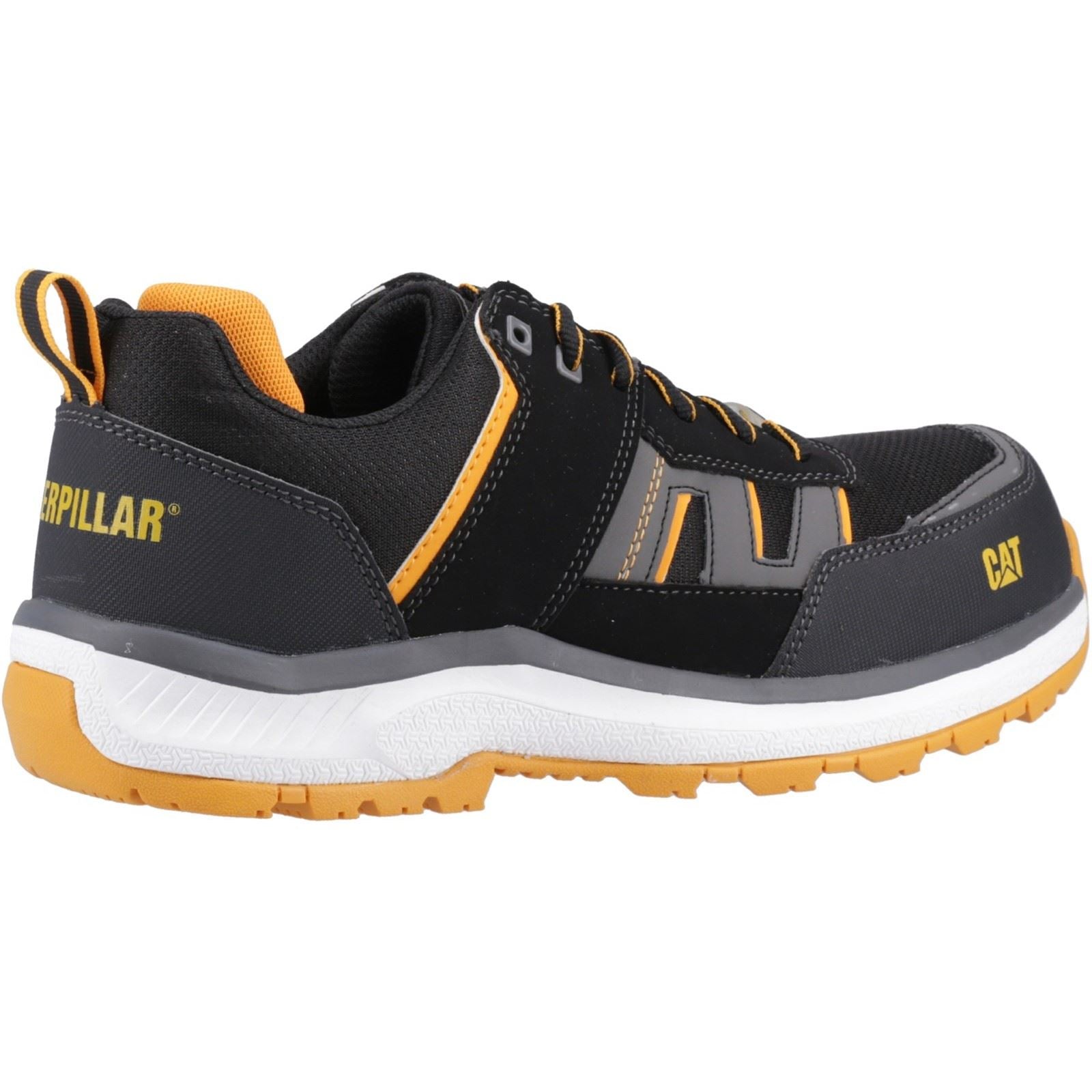 Caterpillar Accelerate S3 Textile Black/Orange Safety Trainers