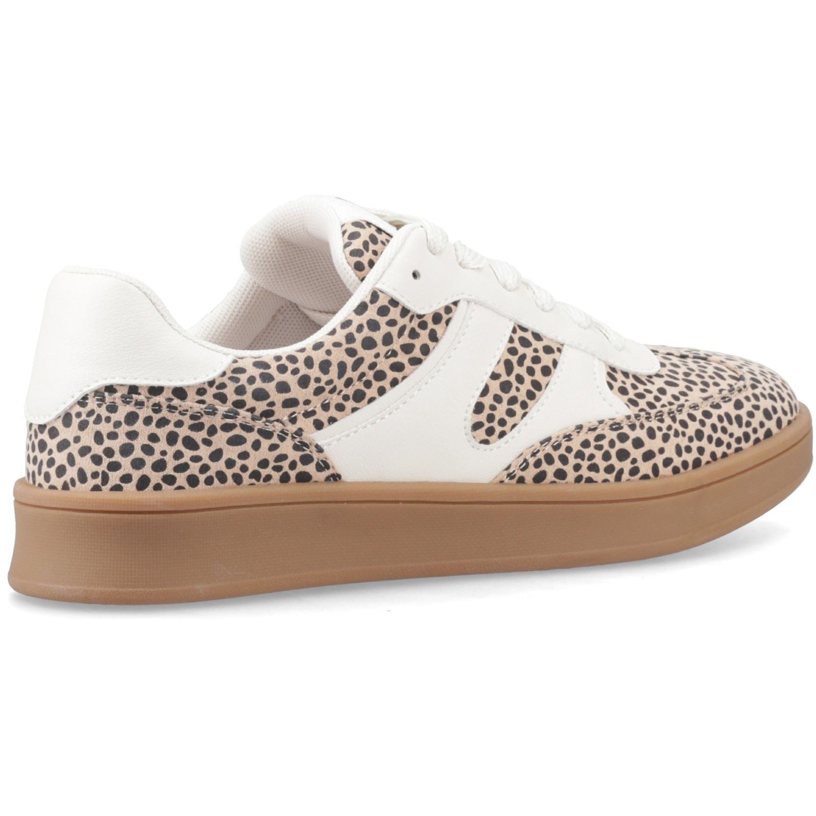 Hush Puppies Maura Textile Textile Women's Cheetah Trainers