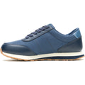 Hush Puppies Seventy8 Leather Men's Blue Trainers