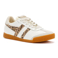 Gola Elan Leather Women's White/Leopard/Off White Trainers