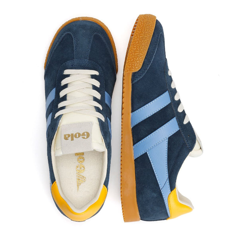 Gola Elan Suede Women's Navy/Vista Blue/Sun Trainers