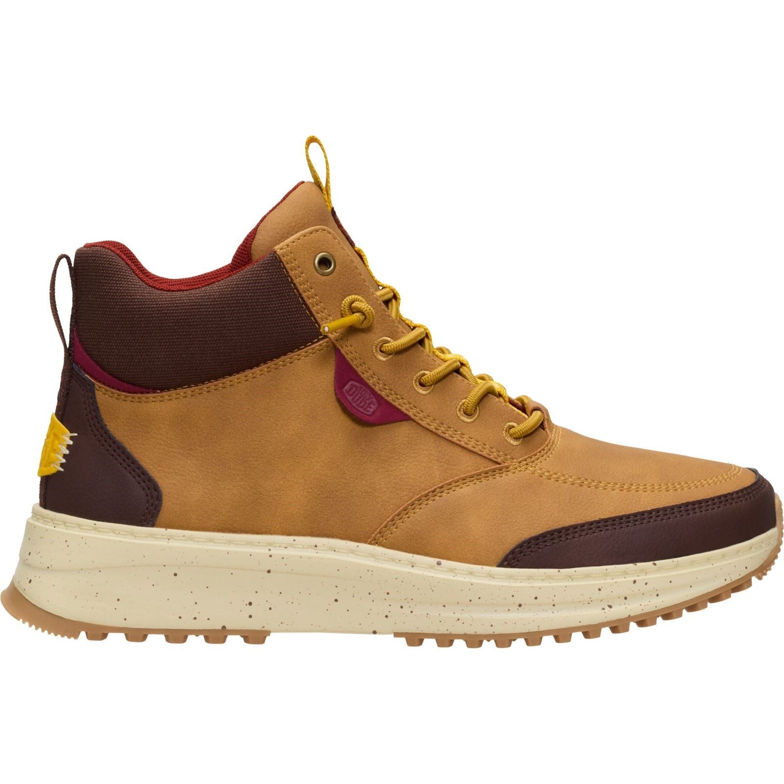 HEYDUDE Tahoe Classic Polyurethane Men's Wood Thrush/Multi Ankle Boots