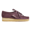 Clarks Originals Wallabee Suede Women's Plum Shoes