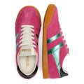 Gola Elan Glitz Suede Women's Fuchsia/Emerald/Black Trainers