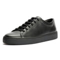 JAK Royal Leather Men's All Black Trainers