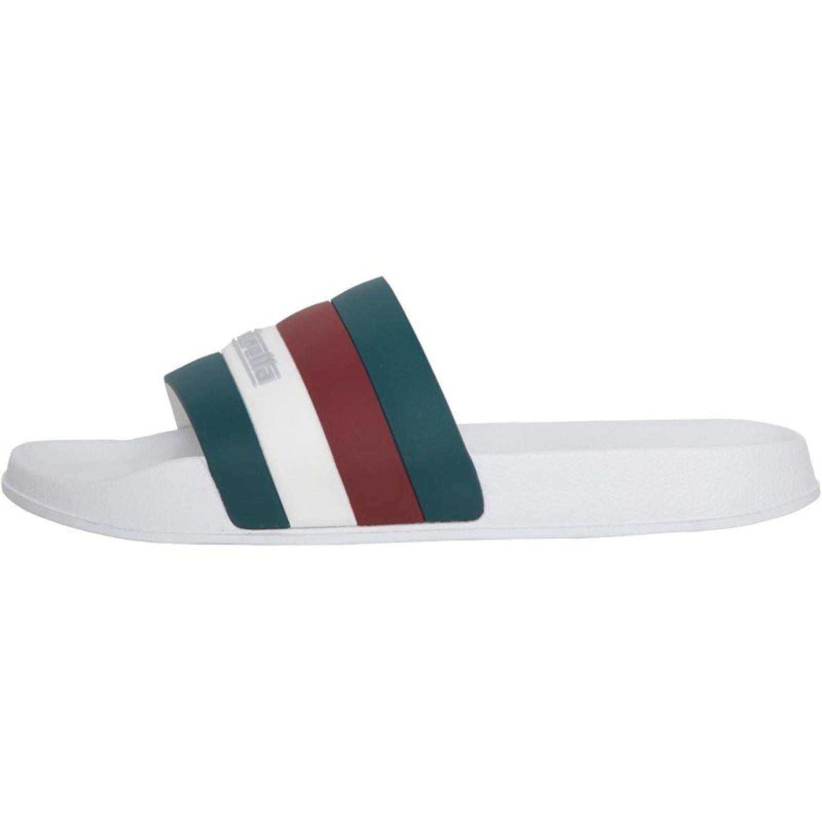 Lambretta Prince Men's White/Green Slides