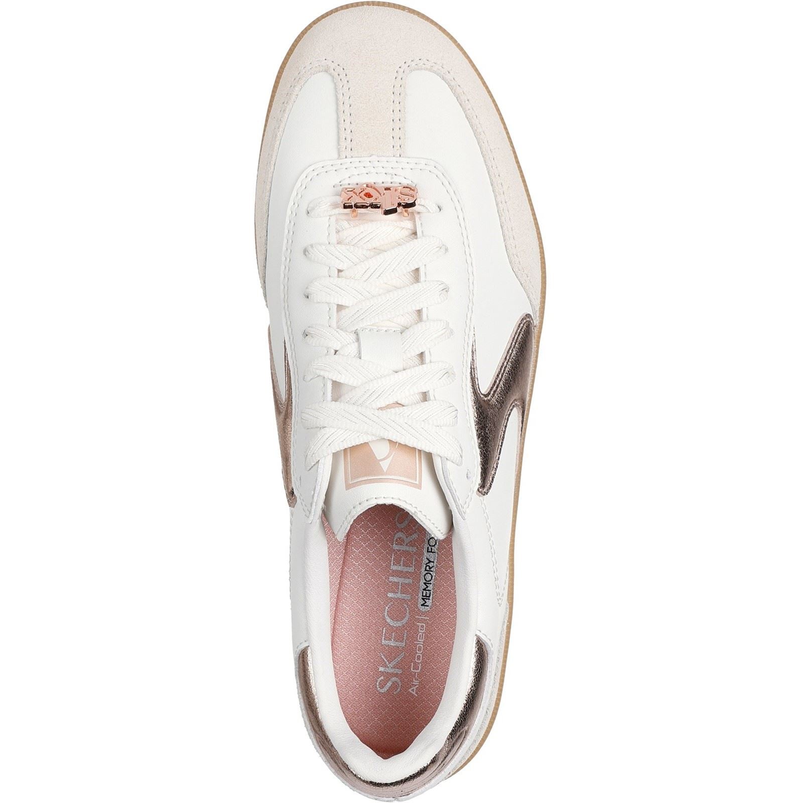 Skechers Hotshot Cool Glow Women's White/Rose Gold Trainers