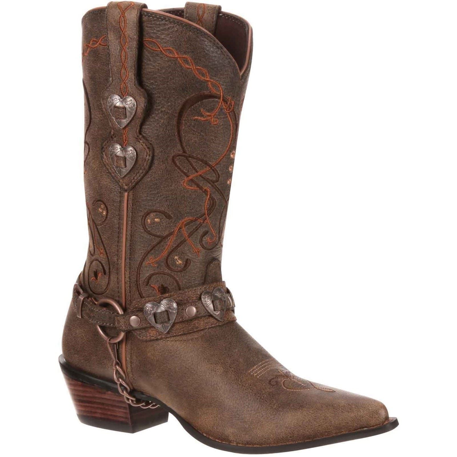 Durango Crush Heartbreaker Leather Women's Dusk To Dawn Boots