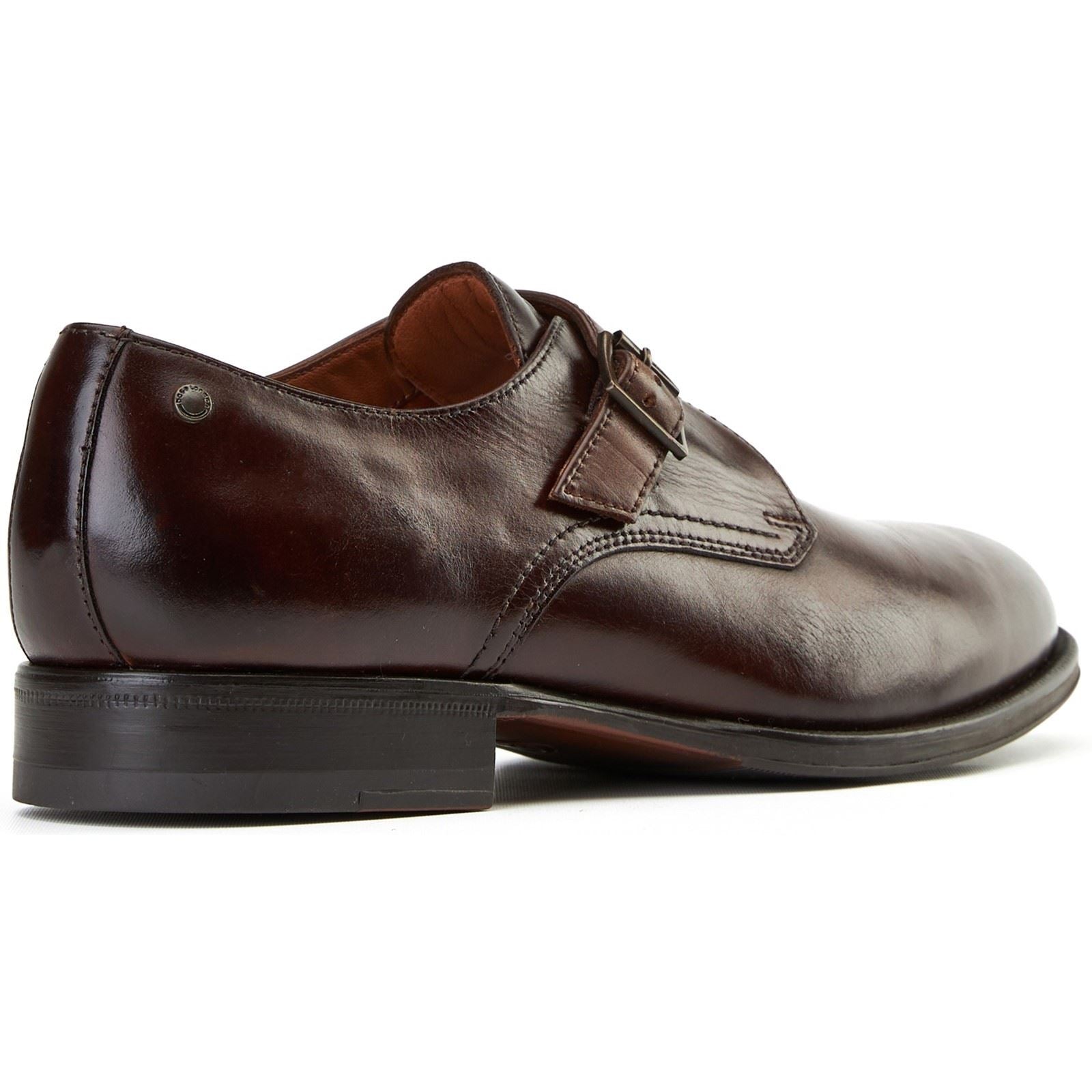 Base London Faraday Leather Men's Burnt Brown Shoes
