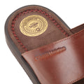 Base London Maven Leather Men's Burnt Brown Sandals