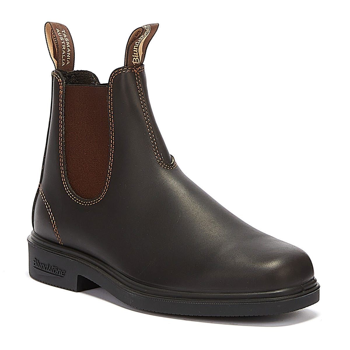 Blundstone Chelsea Dress Stout Brown Boots