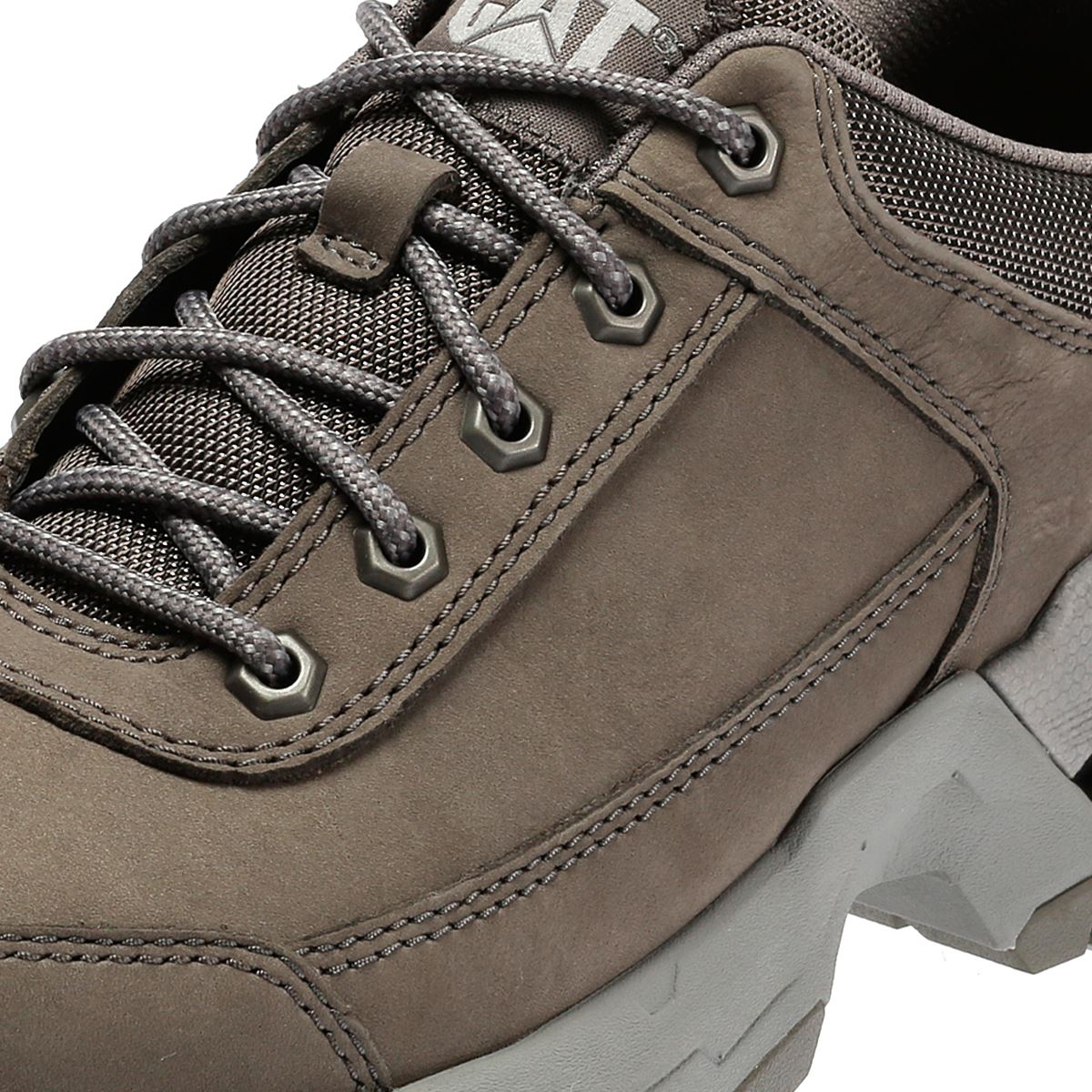 Caterpillar Surge Hiker Lo Waxy Nubuck Men's Dark Gull Grey Lace-Up Shoes
