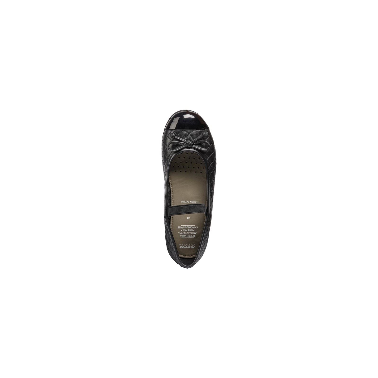 Geox Plie' Junior Leather Girl's Black Shoes