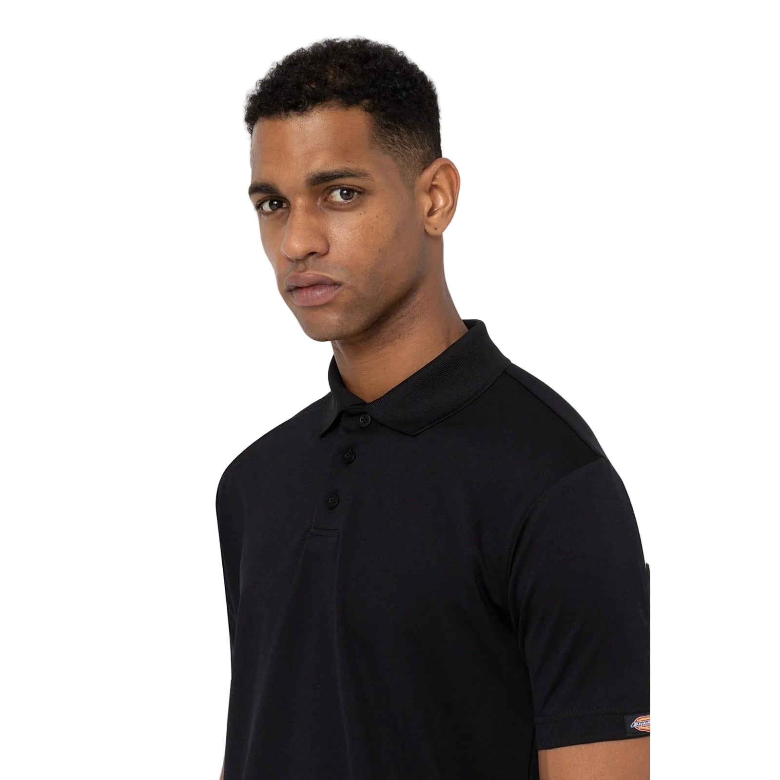 Dickies Everyday Polyester Men's Black Polo Shirt