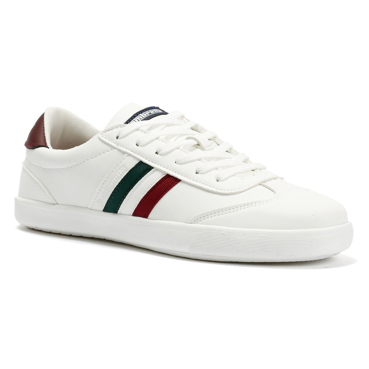 Lambretta Vulkan Men's White Italian Trainers