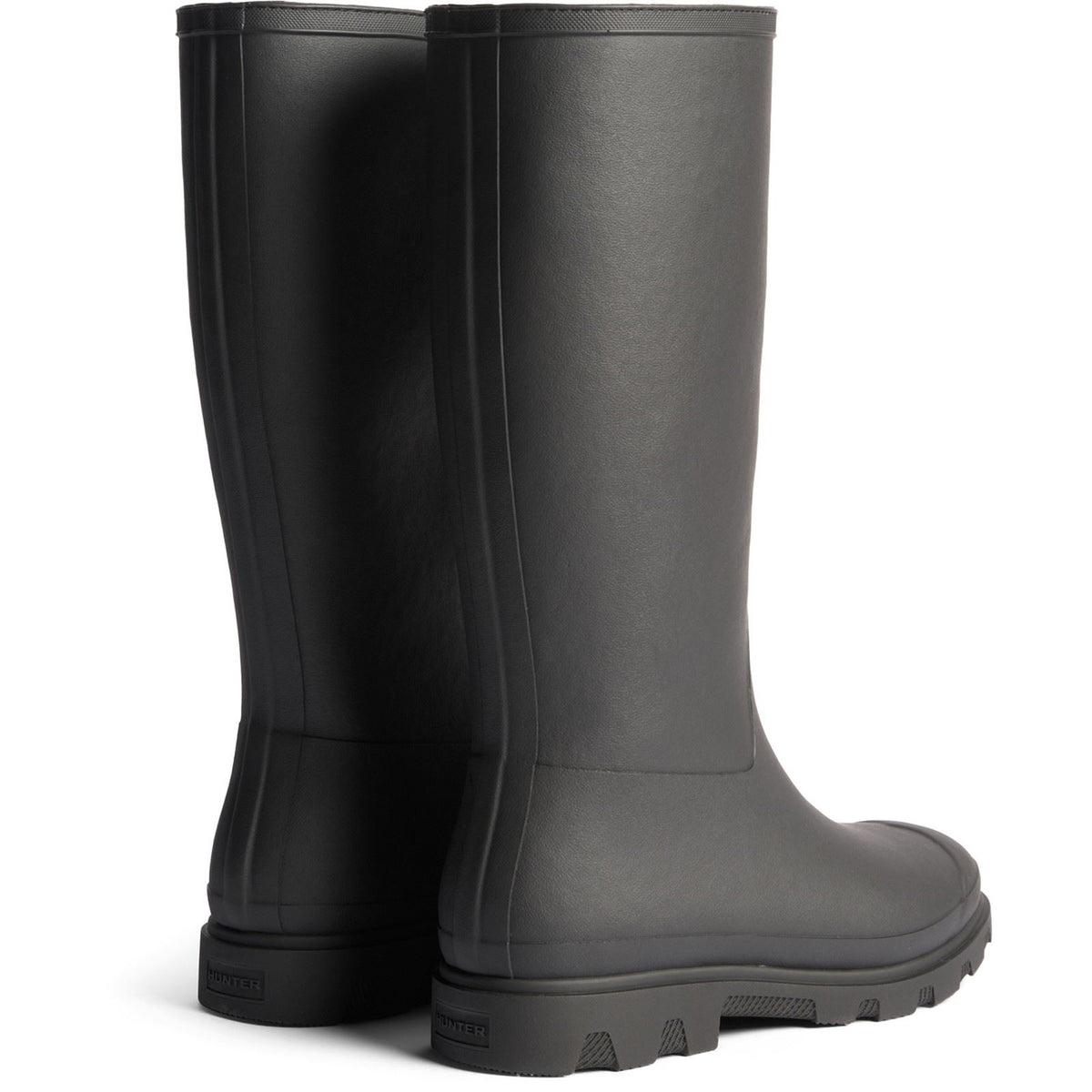 Hunter Downpour Tall Insulated Boot Rubber Men's Black Wellington Boots