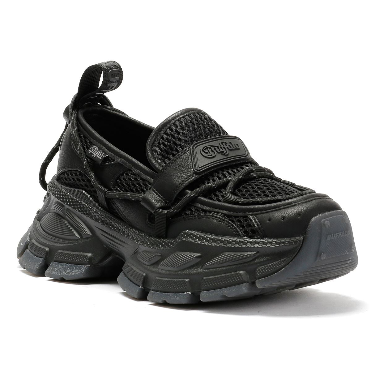 Buffalo Loafer TEC Women's Black Loafers