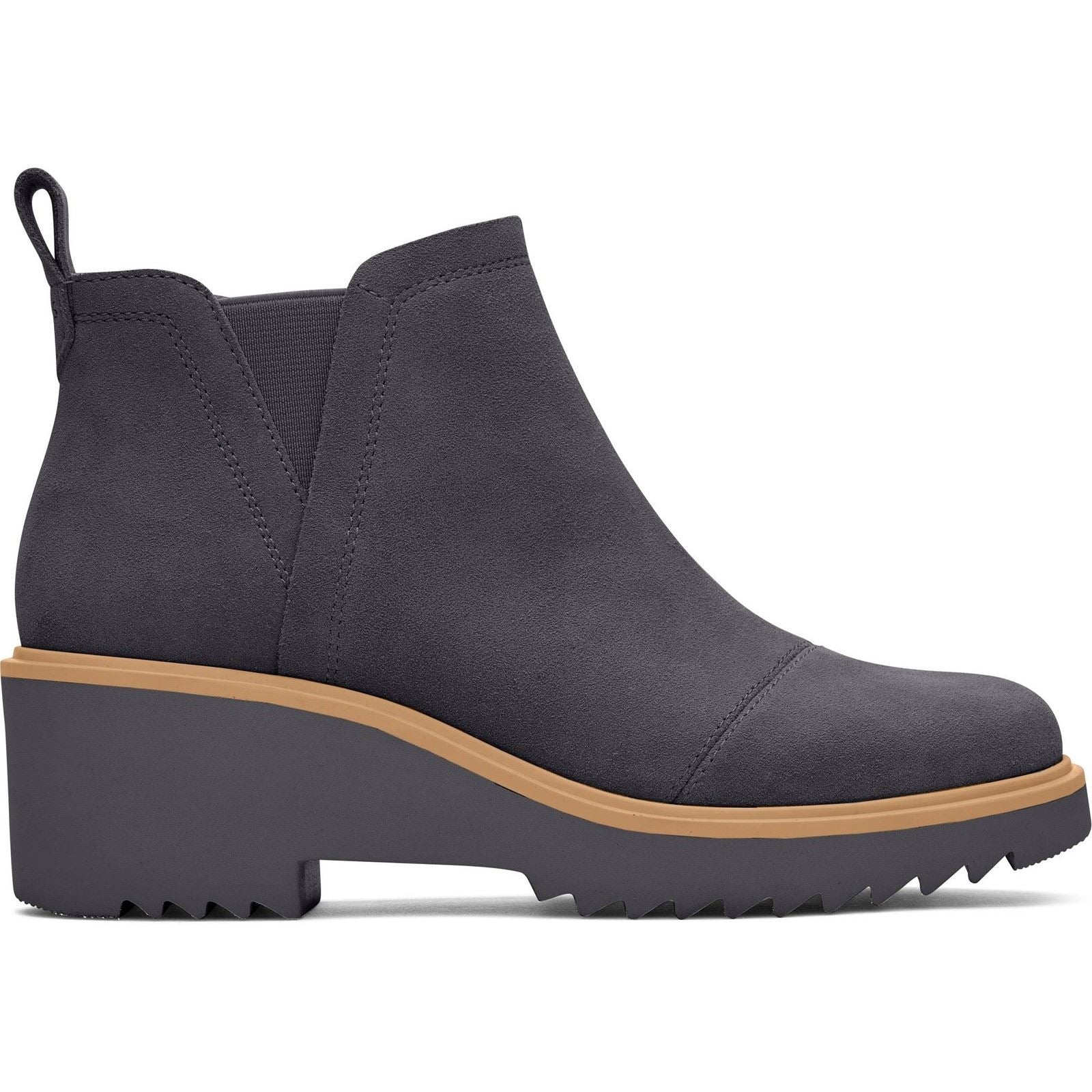 TOMS Maude Leather Women's Forged Iron Boots