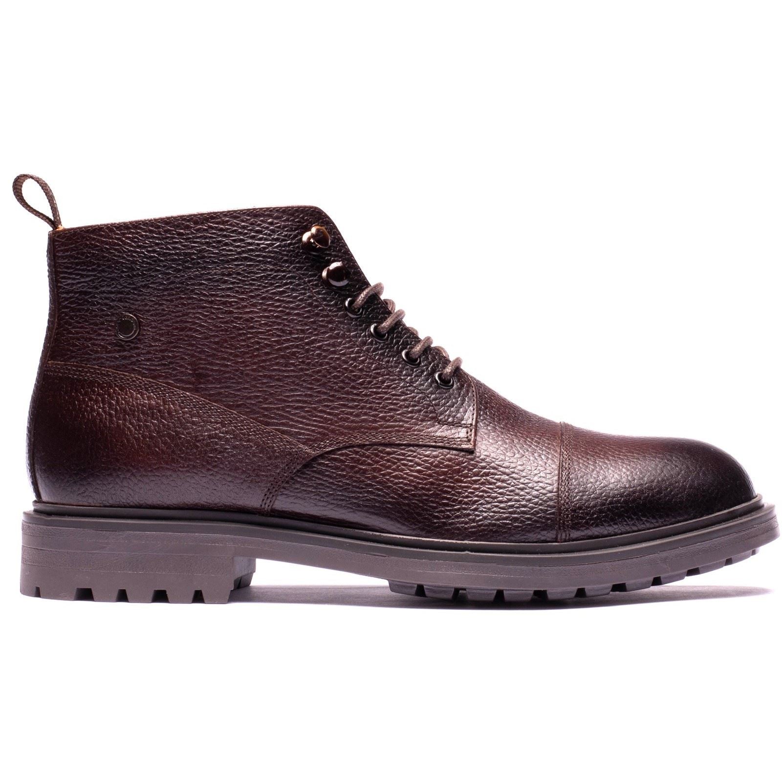 Base London Mercer Leather Men's BROWN Ankle Boots