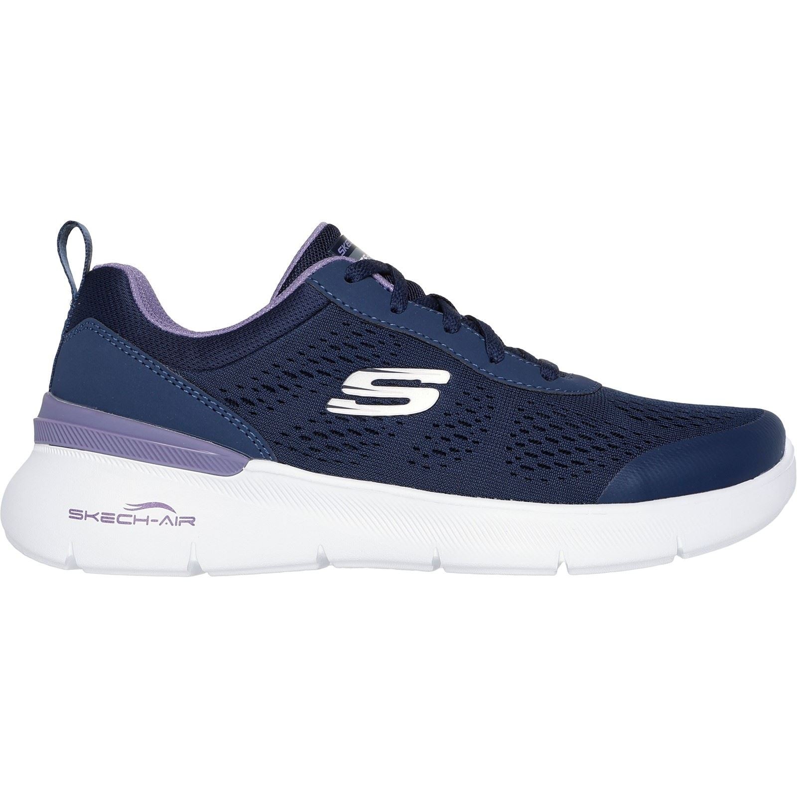 Skechers Skech-Air Dynamight 2.0 New Heights Textile Women's Navy/Lavender Trainers