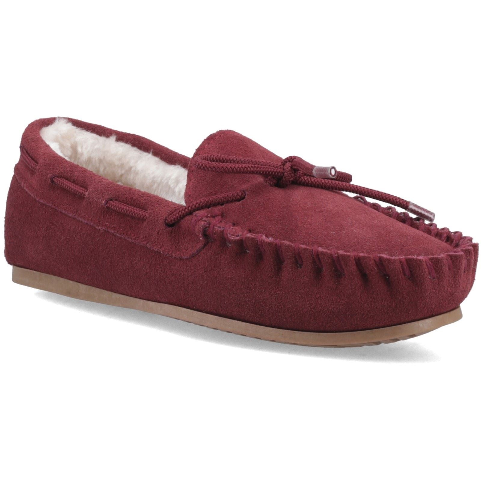 Hush Puppies Allie Suede Women's Bordeaux Slippers