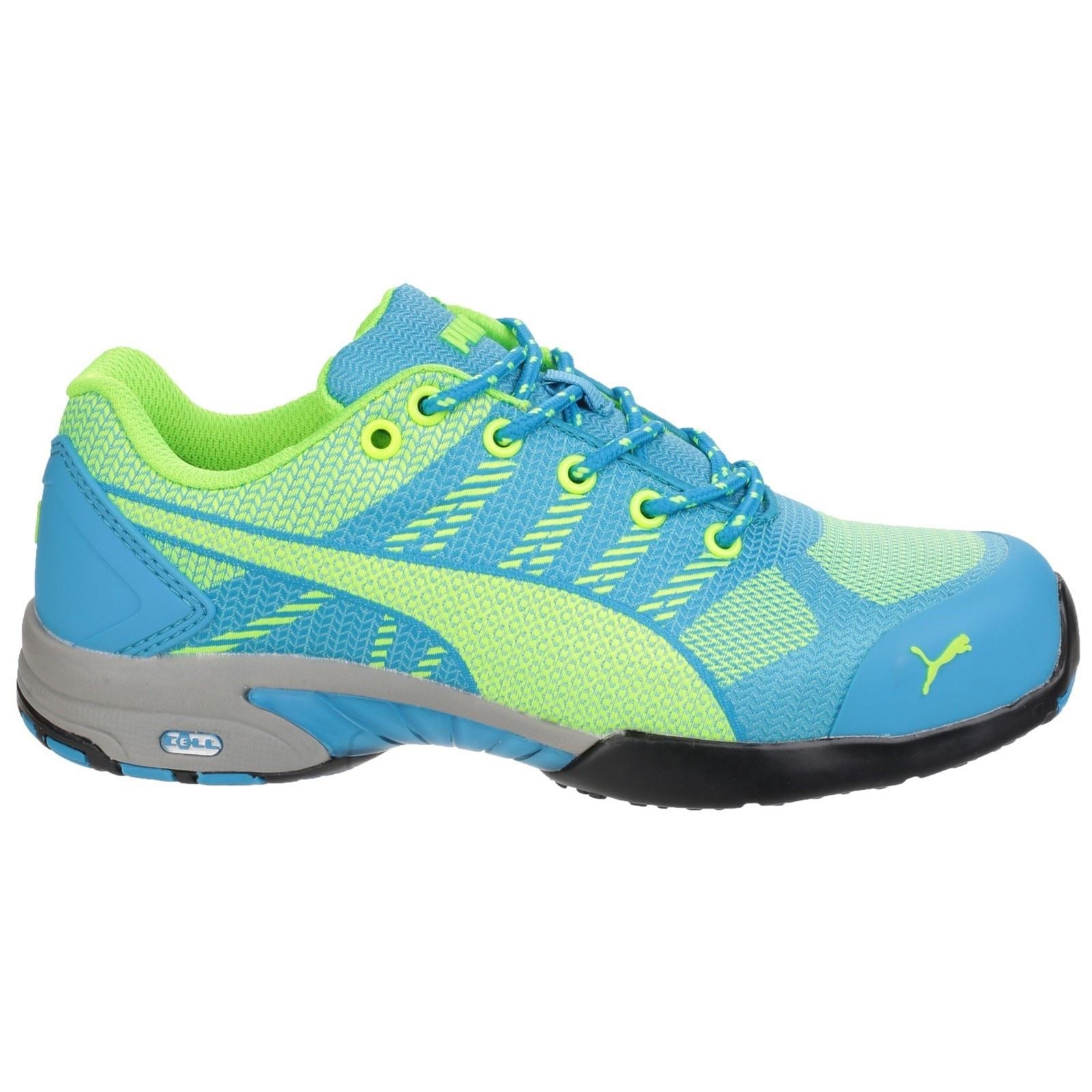 Puma Safety Celerity Knit Textile Women's Blue Safety Trainers