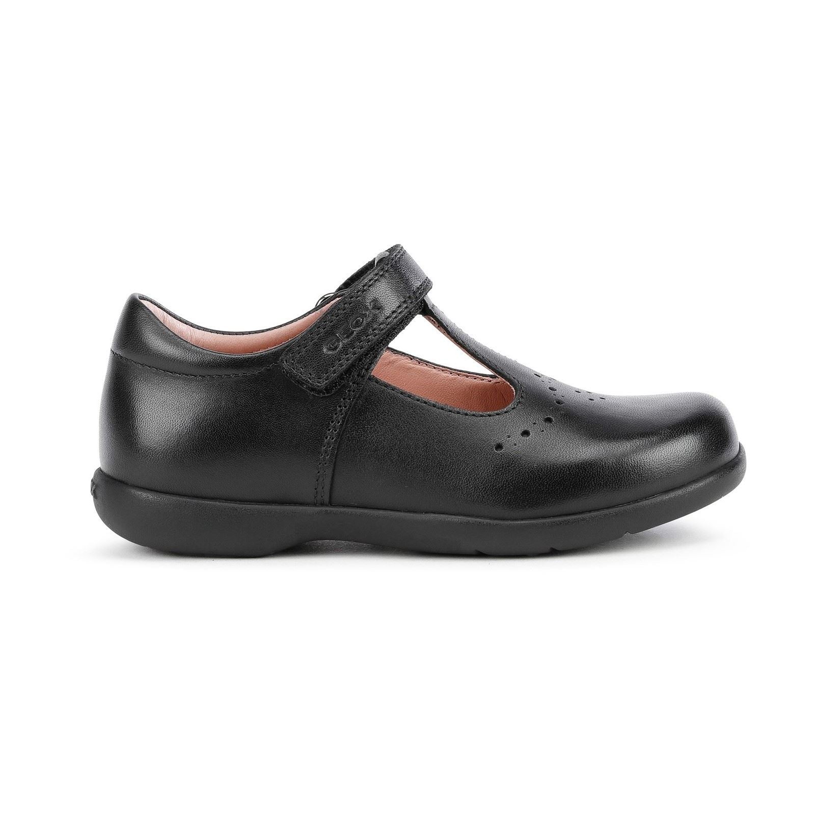 Geox Naimara Leather Black Shoes