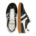 Gola Cyclone Leather Women's Black/White/Gum Trainers