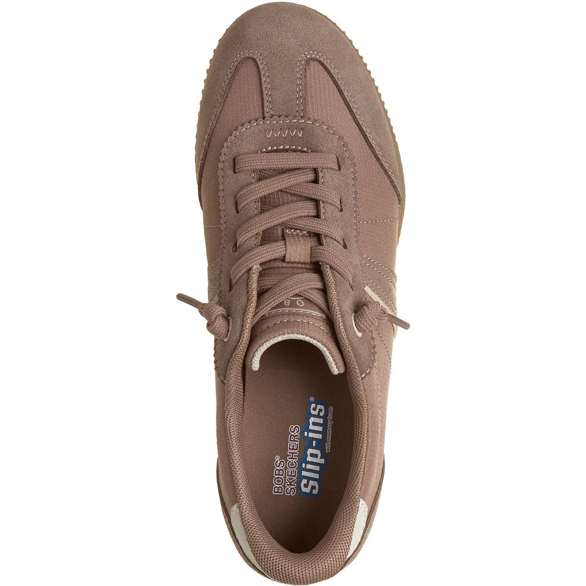 Skechers Bobs Starlight Quick Split Leather Women's Mocha Trainers